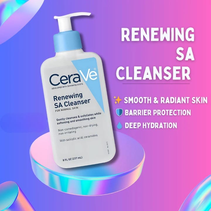 CeraVe Renewing SA Cleanser 237ml for Normal Skin