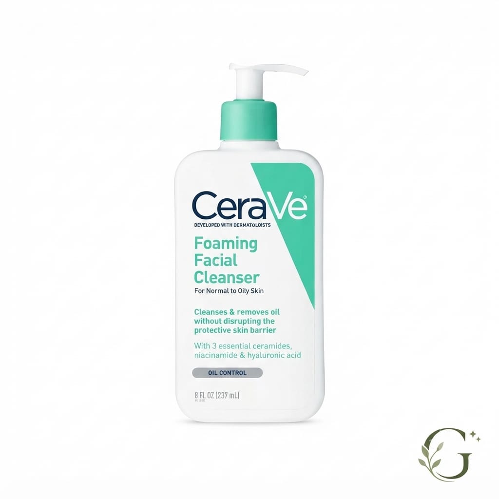 CeraVe Foaming Facial Cleanser 237ml for Normal to Oily Skin