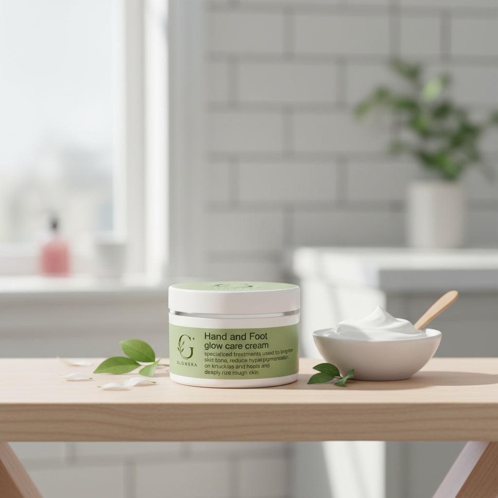 Glowera Glow Care Hand and Foot Cream for dry rough skin deep moisturizing - available in Pakistan